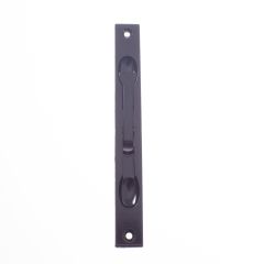 FLUSH BOLT-NARROW-SURFACE MT-NO ROD BLACK
