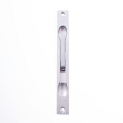 FLUSH BOLT-NARROW-SURFACE MT-NO ROD SATIN CHROME