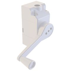 S/LEVER G/BOX FIXED HANDLE ARCTIC WHITE