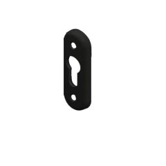 CYLINDER ESCUTCHEON 1/2 SET BLACK