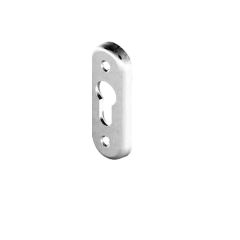CYLINDER ESCUTCHEON 1/2 SET SATIN CHROME