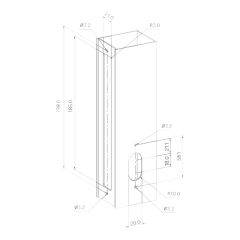 ARIA PIN SD 30/1P 34/34E DC SATIN CHROME