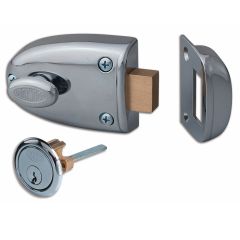 RIMLOCK STREAMLATCH D/BOLT BRIGHT CHROME