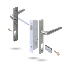 OPT 30/1P S 30/30DC ARIA SATIN CHROME