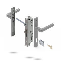 INDU 40BS 4P S 10/34HC ACACIA SATIN CHROME