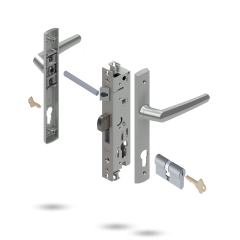 INDU 30BS 4P L 30/30DC ARIA SATIN CHROME