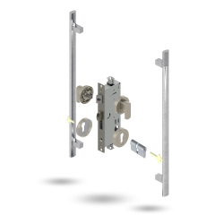 INDU APEX 50BS 4P S DC RD 141600 BRUSHED NICKEL