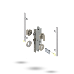 INDU APEX 50BS 4P S DC RD 142300 BRUSHED NICKEL