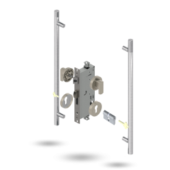 INDU APEX 60BS 4P S DC RD 142600 BRUSHED NICKEL