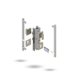 INDU APEX 50BS 4P S DC SQ 145375 BRUSHED NICKEL