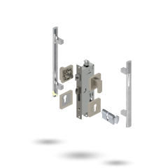 INDU APEX 50BS 4P S CT SQ 141300 BRUSHED NICKEL