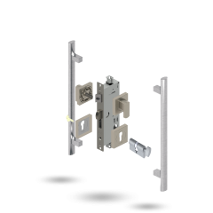 INDU APEX 50BS 4P S CT SQ 141450 BRUSHED NICKEL