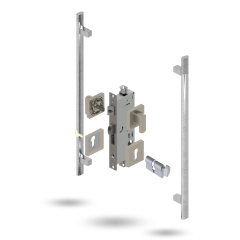 INDU APEX 50BS 4P S CT SQ 141600 BRUSHED NICKEL