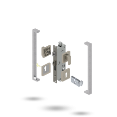 INDU APEX 50BS 4P S CT SQ 143450 BRUSHED NICKEL