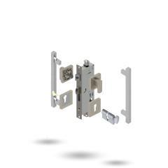 INDU APEX 50BS 4P S CT SQ 145225 BRUSHED NICKEL