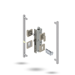 INDU APEX 50BS 4P S CT SQ 145525 BRUSHED NICKEL