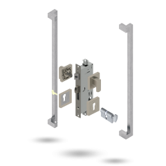 INDU APEX 50BS 4P S CT SQ 146600 BRUSHED NICKEL