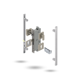 INDU APEX 60BS 4P S CT SQ 141450 BRUSHED NICKEL