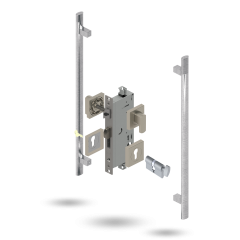 INDU APEX 60BS 4P S CT SQ 141600 BRUSHED NICKEL