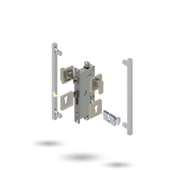 INDU APEX 60BS 4P S CT SQ 145375 BRUSHED NICKEL