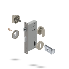 APEX RD INDU 60BS 2P S 34/34 CT BRUSHED NICKEL