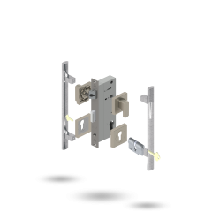 APEX SQ INDU 50BS 2P S 34/34 DC 141300 BRUSHED NICKEL