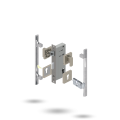 APEX SQ INDU 50BS 2P S 34/34 CT 141300 BRUSHED NICKEL