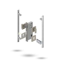 APEX SQ INDU 50BS 2P S 34/34 CT 141450 BRUSHED NICKEL