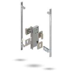 APEX SQ INDU 50BS 2P S 34/34 CT 141600 BRUSHED NICKEL