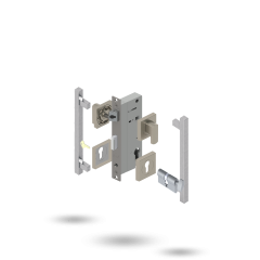 APEX SQ INDU 50BS 2P S 34/34 CT 145225 BRUSHED NICKEL