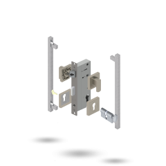 APEX SQ INDU 50BS 2P S 34/34 CT 145375 BRUSHED NICKEL