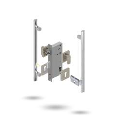 APEX SQ INDU 60BS 2P S 34/34 CT 141450 BRUSHED NICKEL