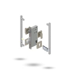 APEX SQ INDU 60BS 2P S 34/34 CT 145375 BRUSHED NICKEL