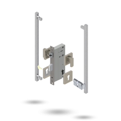 APEX SQ INDU 60BS 2P S 34/34 CT 145525 BRUSHED NICKEL