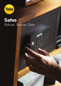 BROCHURE - YALE SAFE RANGE A4