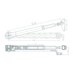 7714 SERIES HOLD OPEN ARM ASSEMBLY