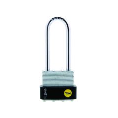 YALE PADLOCK LAMINATED STEEL ZINC 40MM
