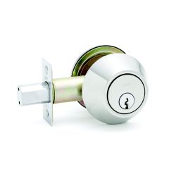 YALE DBL CYL DEADBOLT BRIGHT CHROME