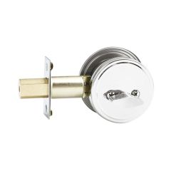 YALE SGL CYL DEADBOLT SATIN CHROME