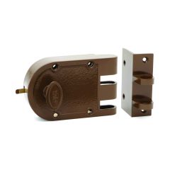 YALE SGL CYL DEADLOCK BROWN