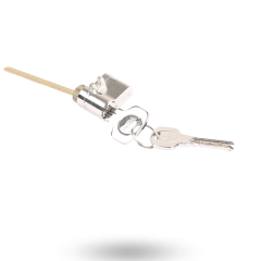 YALE YDM SERIES KEY AND CYLINDER - LONG TAIL BAR SATIN NICKEL
