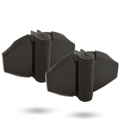 DD TECH TRUCLOSE TCHD2 HVY DUTY HINGE - 2 ALIGN LEG BLK TRIM