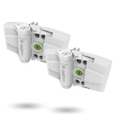 DD TECH TRUCLOSE S3 MULTI-ADJ HINGE - HVY DUTY WHITE