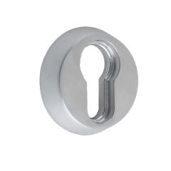 EURO CYL ESCUTCHEON SATIN CHROME