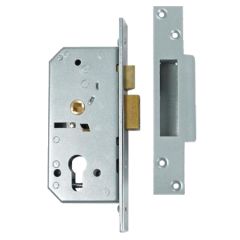 EURO CYL MORTICE SASHLOCK SATIN CHROME