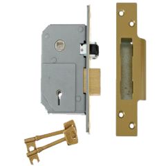 5 LEVER MORTICE SASHLOCK PB