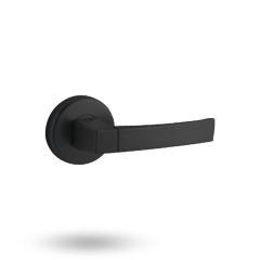 VELOCITY STD 63MM RND ROSE PASSAGE SET - URBO ELECTRO BLACK ACE