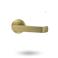 VIVID LEVER V1 DUMMY HALF SET SATIN BRASS