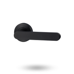 VIVID LEVER V3 PASSAGE SET WITH LATCH MATT BLACK