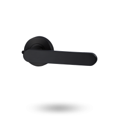 VIVID LEVER V3 PRIVACY SET WITH LATCH MATT BLACK